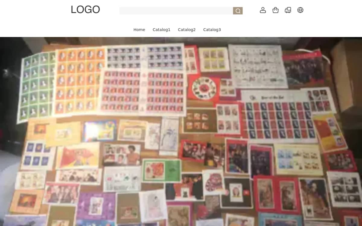 Screenshot of the helancholy.shop storefront