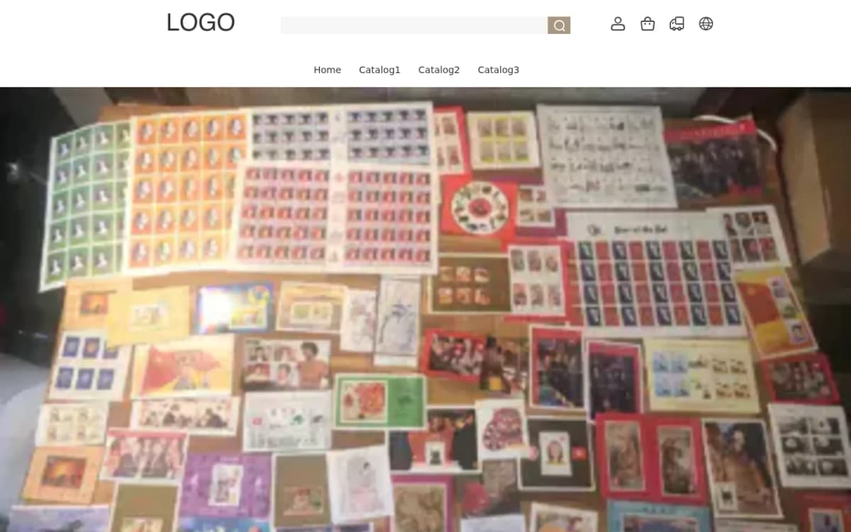 Screenshot of the luninescent.shop copycat store homepage